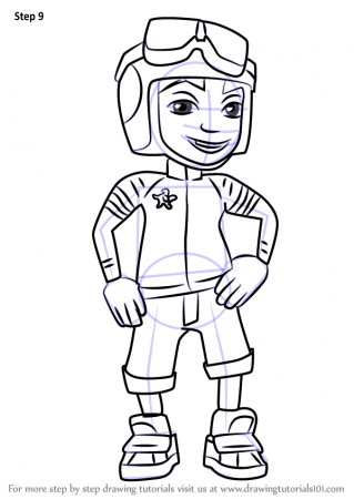 Subway surfers tagbot coloring pages