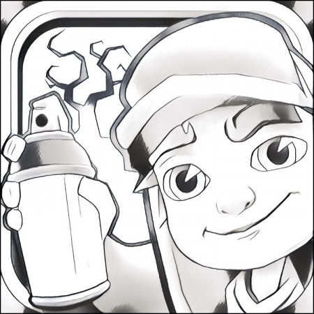 Coloring page Subway Surfers 10