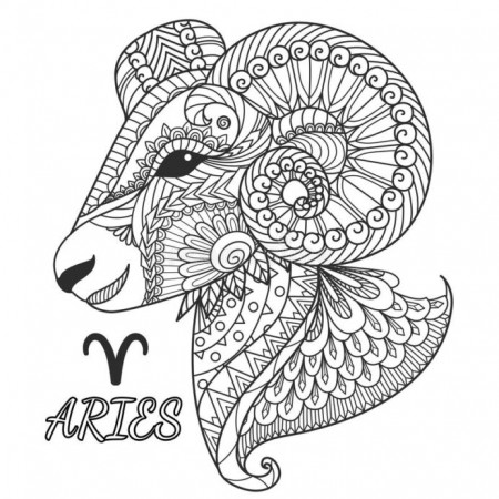 Aries Coloring Stock Illustrations Zen Art Design Zodiac Sign Element Book  Vector Aries Coloring Pages Coloring measuring angles in quadrilaterals  worksheet math help center fraction problems activity print out sheets  website that