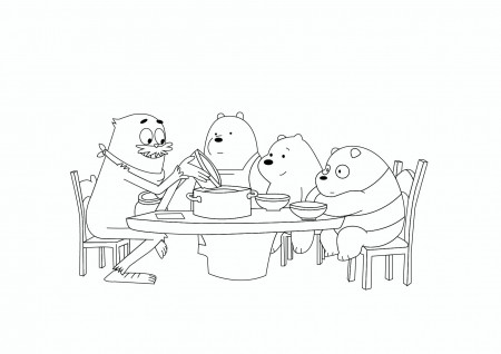 We Bare Bears Coloring Sheets - Best Coloring Sheets