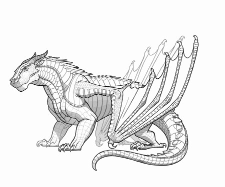 Wings Of Fire Dragon Coloring Pages wings of fire jade mountain ...