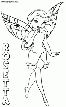 Rosetta fairy coloring pages | Coloring pages to download and print