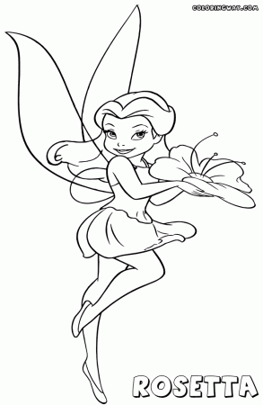 Rosetta fairy coloring pages | Coloring pages to download and print