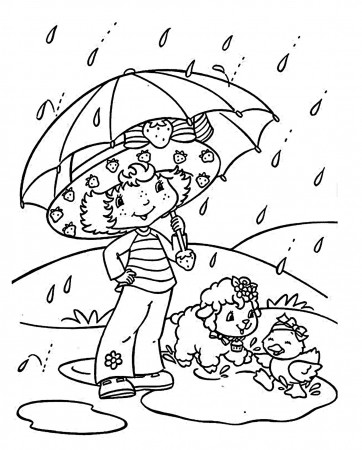 Wonderful Picture Of Rainy Day Coloring Pages With Images ...
