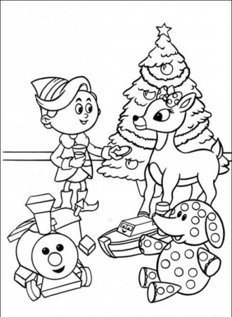 characters rudolph the red-nosed reindeer coloring book | Rudolph the Red  Nosed Chris… | Rudolph coloring pages, Christmas coloring sheets, Christmas  coloring books