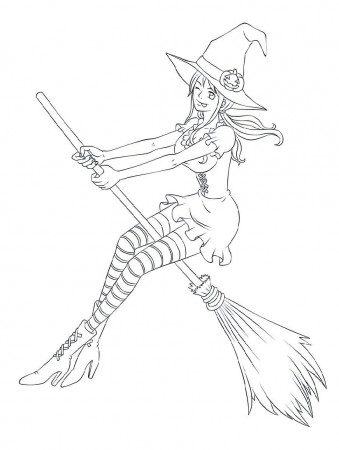 Sexy Nami Coloring Page - Anime Coloring Pages