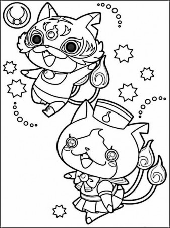 Coloring Pages Yo-Kai Watch 1