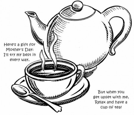 Decorative teapot coloring pages download and print for free
