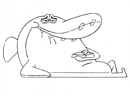 Zig and Sharko Coloring Pages - Free Printable Coloring Pages for Kids