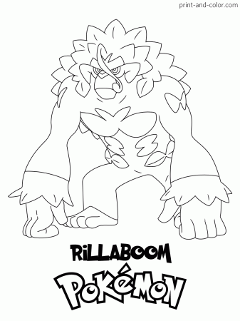 Pokemon sword and shield coloring pages | Print and Color.com