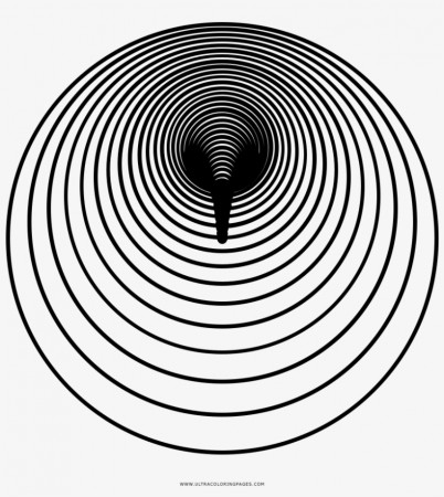 Black Hole Coloring Page - Circle Transparent PNG - 1000x1000 - Free  Download on NicePNG