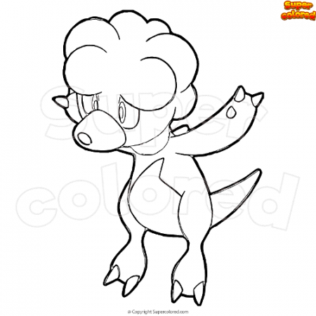 Coloring page Pokemon Magby - Supercolored.com