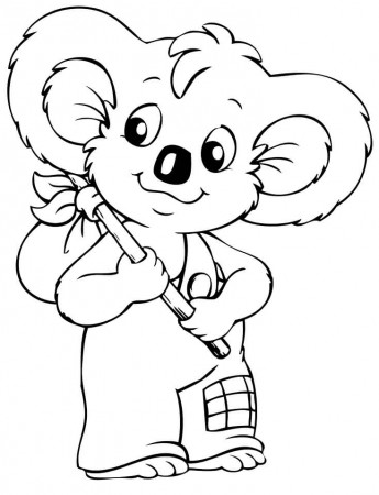 Lovely Blinky Bill Coloring Page - Free Printable Coloring Pages for Kids