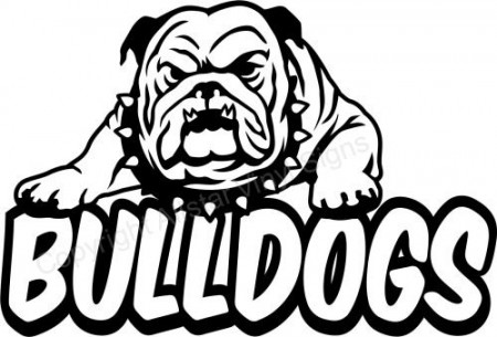 Bulldogs - School and Team Mascot Car Window Stickers - Vinyl Decals for  Schools, Teams, and Clubs | Bulldog mascot, Bulldog clipart, Bulldog