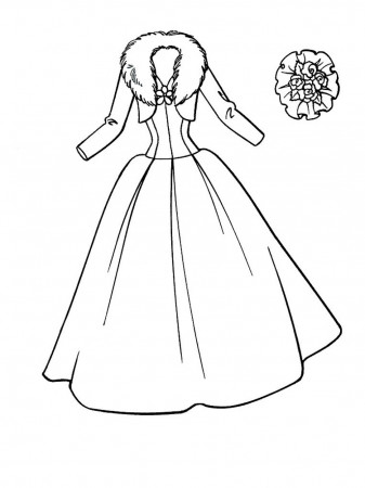 Dress Coloring Pages - GetColoringPages.com