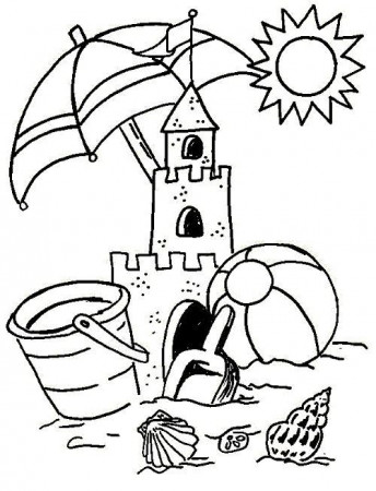 Holidays Coloring Pages | Summer coloring pages, Summer coloring sheets,  Beach coloring pages
