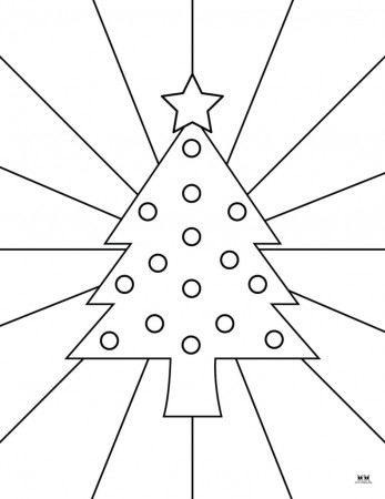 Christmas Tree Coloring Pages ...