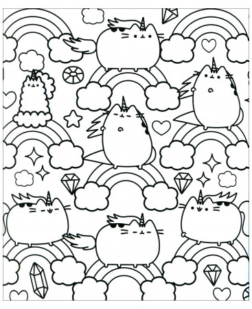 Le pusheen-chalicorne - Doodle Art Kids ...