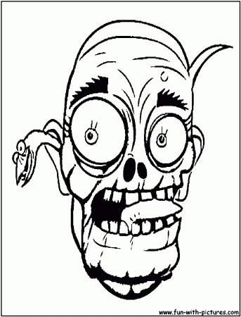 Scary Zombie Coloring Pages - Get Coloring Pages
