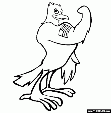 American Eagle Online Coloring Page