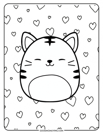 60+ Squishmallow Coloring Pages for ...
