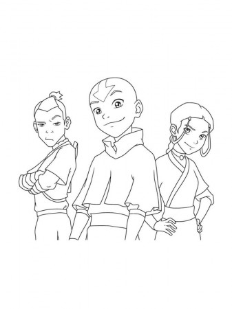 Avatar The Last Airbender coloring pages