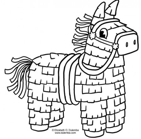 Pinata Coloring Pages - Free Printable Coloring Pages for Kids