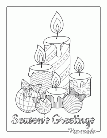 Christmas Coloring Pages for Adults & Big Kids