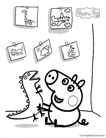 Peppa Pig Coloring Page 06 | Coloring Page Central