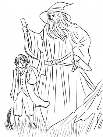 Hobbit coloring pages