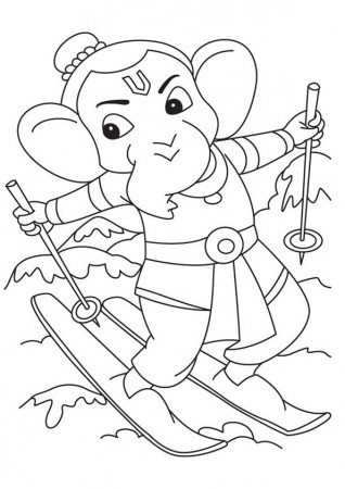 Coloring Pages | God Ganesha Coloring Pages for Kids