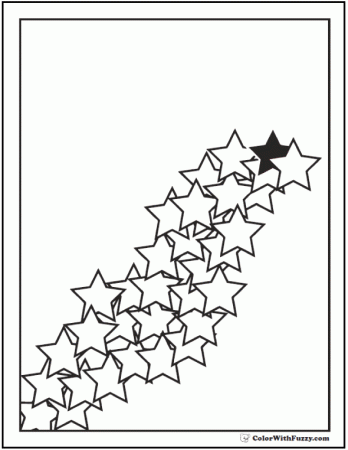 60 Star Coloring Pages ✨ Customize And Print Ad-free PDF