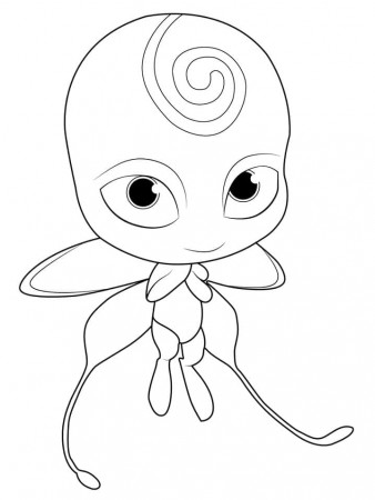 Nooroo Kwami Coloring Page - Free Printable Coloring Pages for Kids