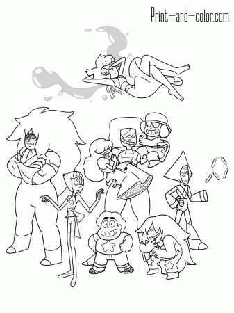 Steven Universe coloring pages | Print and Color.com