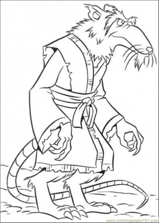 Splinter Coloring Page for Kids - Free Teenage Mutant Ninja Turtles  Printable Coloring Pages Online for Kids - ColoringPages101.com | Coloring  Pages for Kids