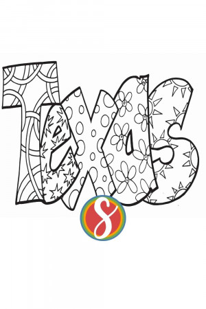 Free Texas Coloring Pages — Stevie Doodles