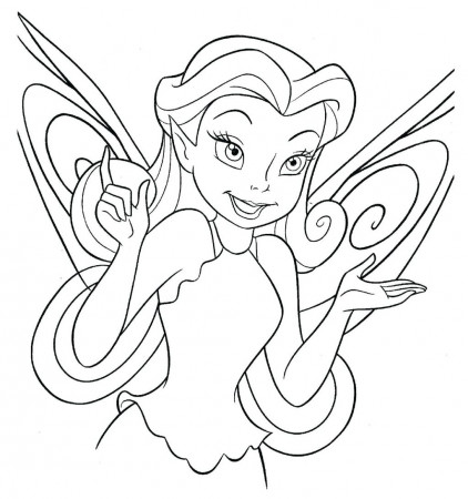 Coloring Page ~ New Coloring Pages Free Printable Fairy Pretty ...