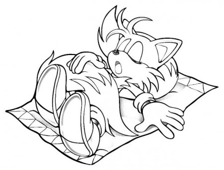 Sonic Coloring Pages Tails Coloring Pages To Print Free Coloring ...