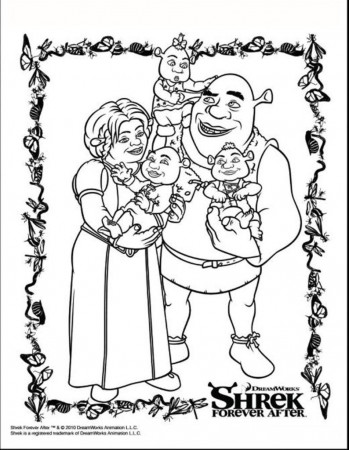 Coloring Pages: Photo Shrek Donkey Coloring Pages Images Shrek ...