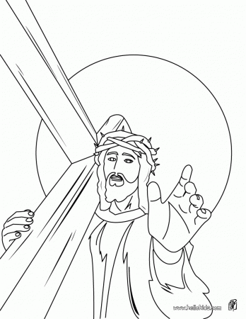 RELIGIOUS EASTER coloring pages - Ascension of Jesus