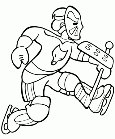 goalies Colouring Pages (page 2)