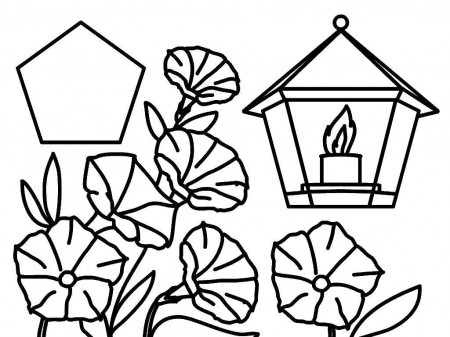 Online coloring pages pentagon, Coloring page The Pentagon shapes.