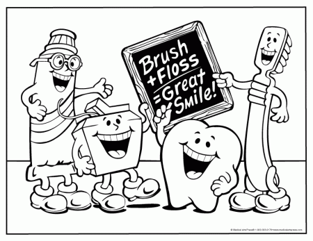 Free Dentist Coloring Page - VoteForVerde.com