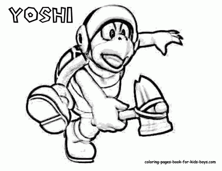 Yoshi Coloring Pages (12 Pictures) - Colorine.net | 26222