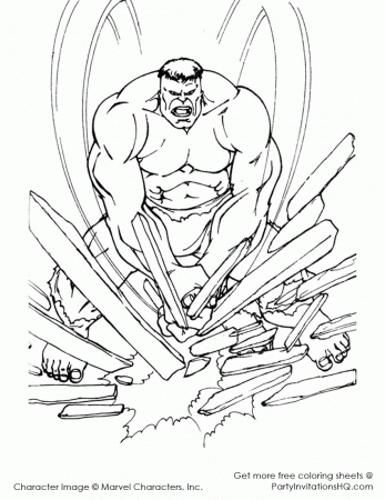 Baby Hulk Coloring Pages - Coloring Pages For All Ages