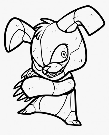 Five Nights At Freddy S Coloring Pages Bonnie - Coloring Page Five ...