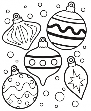 7 Free Christmas Coloring Pages - Grandma Ideas | Printable christmas  coloring pages, Free christmas coloring pages, Christmas ornament template