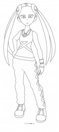 Plumeria Pokemon coloring page