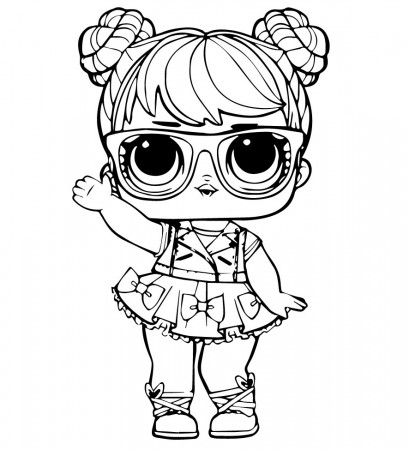 Doll Bon Bon LOL - Coloring pages for you