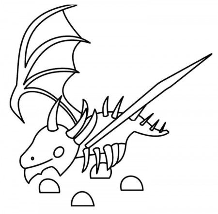 Shadow Dragon Adopt Me Coloring Page ...